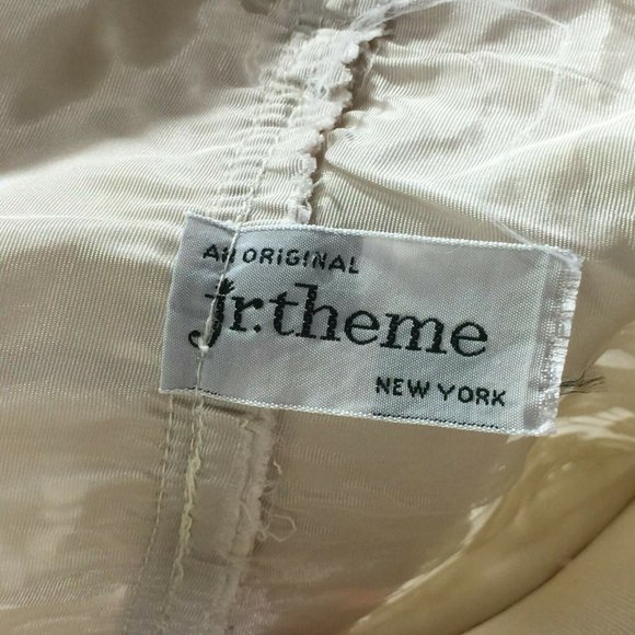 Vintage 60s Lace Sleeveless Tiered Shift Palm Royal Woman Young Adult Party - Picture 2 of 9